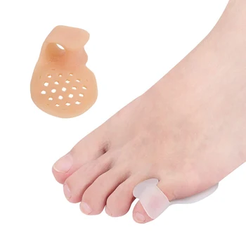 

1Pair Silicone Gel Little Toe Bunion Protector Foot Care Toe Separator Toe Spacers Hallux Valgus Toe Corrector