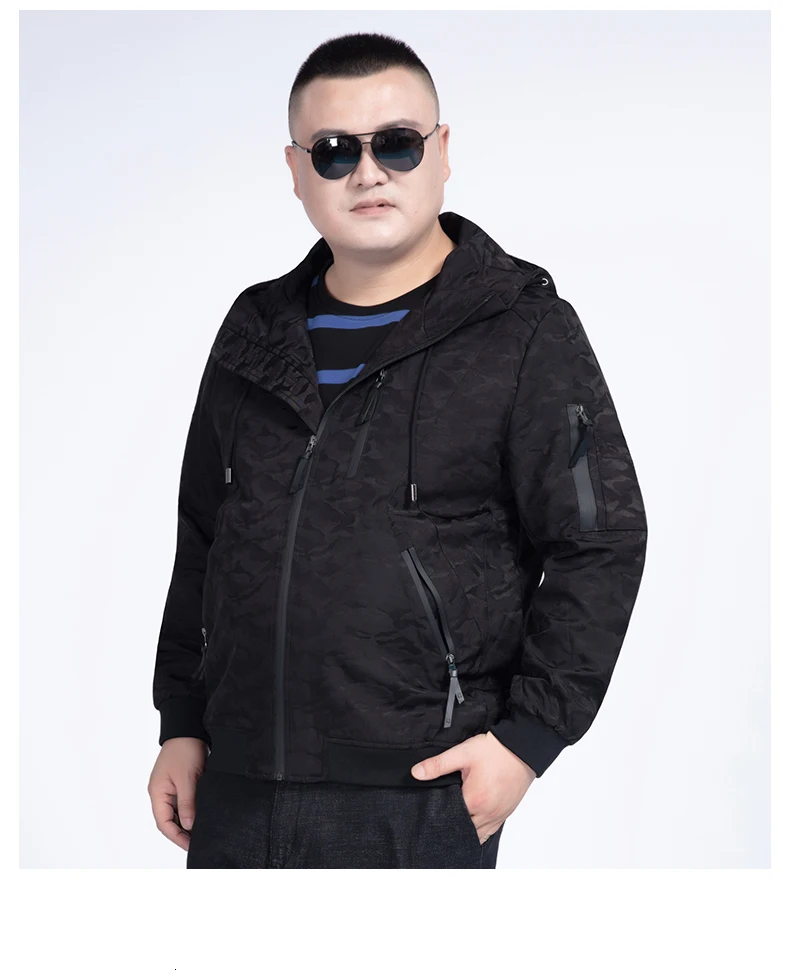 10XL 8XL 6XL 5XL Мужская куртка с капюшоном на весну и осень с карманами на молнии, Стильная мужская куртка для улицы, высококачественные мужские куртки
