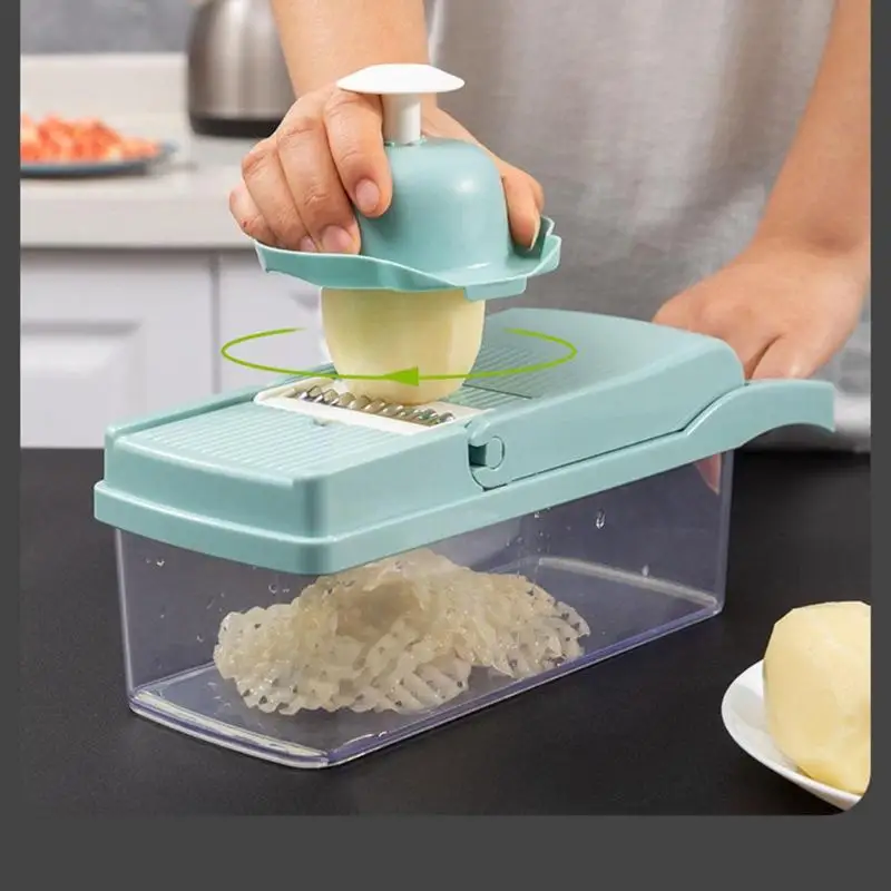 

Multi-function Carrot Potato Slicer Fruit Cutter Grater Kitchen Cooking Tools Multi-Function Plate-Type Chopper Sliced Egg White
