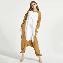 Женский пижамный комплект с героями мультфильмов, сиамские пижамы, осенняя и зимняя широкая сосновая Уютная домашняя одежда с капюшоном, одежда для сна, костюмы