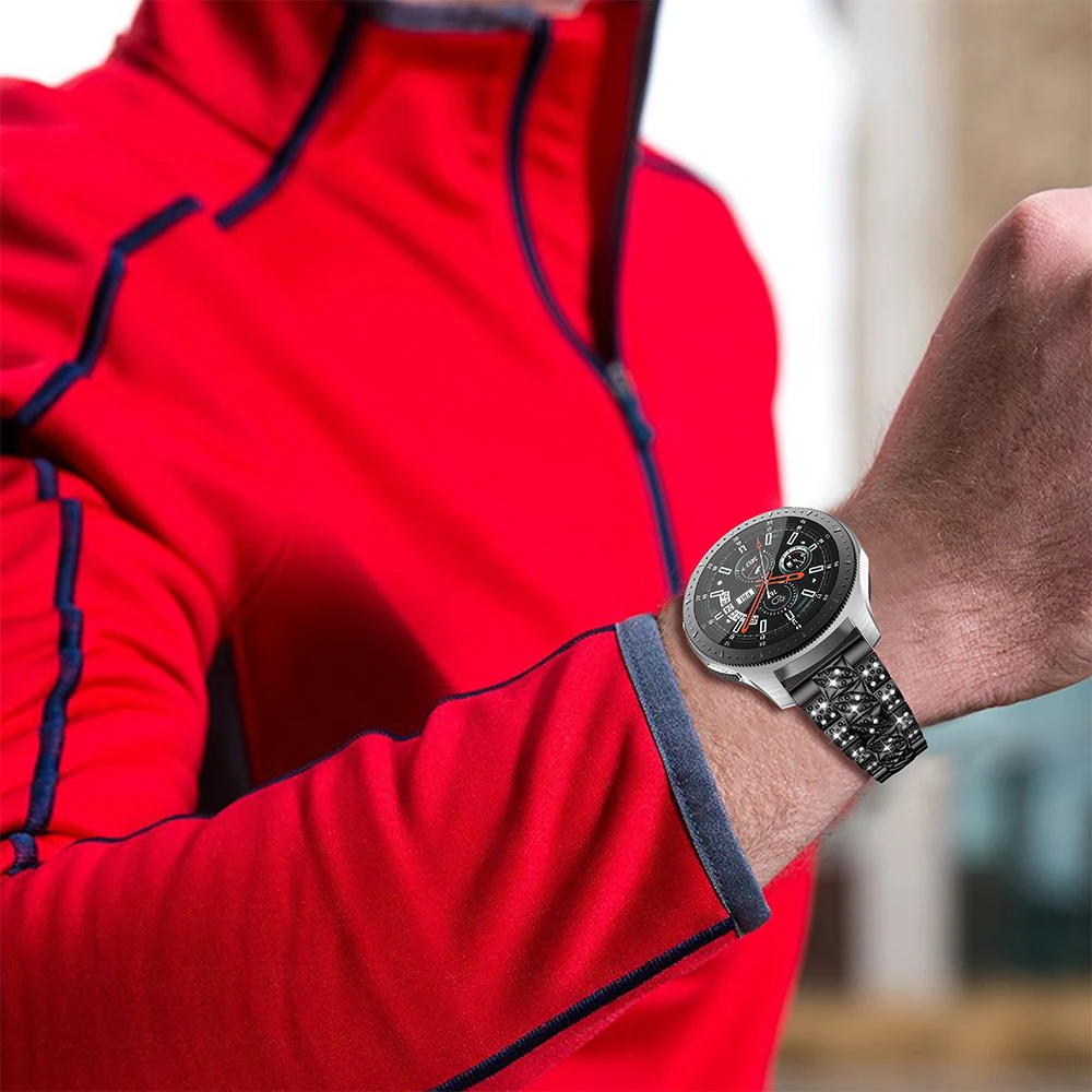 Стразы-браслет для samsung gear S3 Classic/Frontier сменные ремешки для часов huawei watch GT
