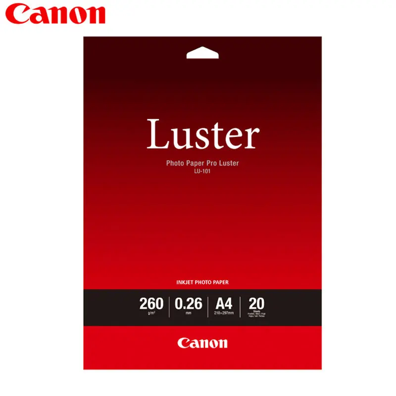 Оригинальная замшевая фотобумага Canon LU101 A4 A3 + PRO100 ts8080 для принтера 20