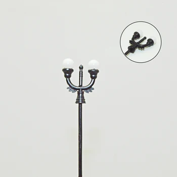 

Teraysun double head N scale Landscape courtyard Light for scenery train layout scale model light Model Garden Lamps