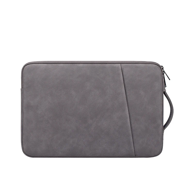 Dark gray Ноутбук рукав Macbook чехол для ноутбука 15,4 14,1 13,3 дюймов бизнес водонепроницаемый ноутбук сумка для ASUS hp acer Xiaomi lenovo Dell - Цвет: Dark gray
