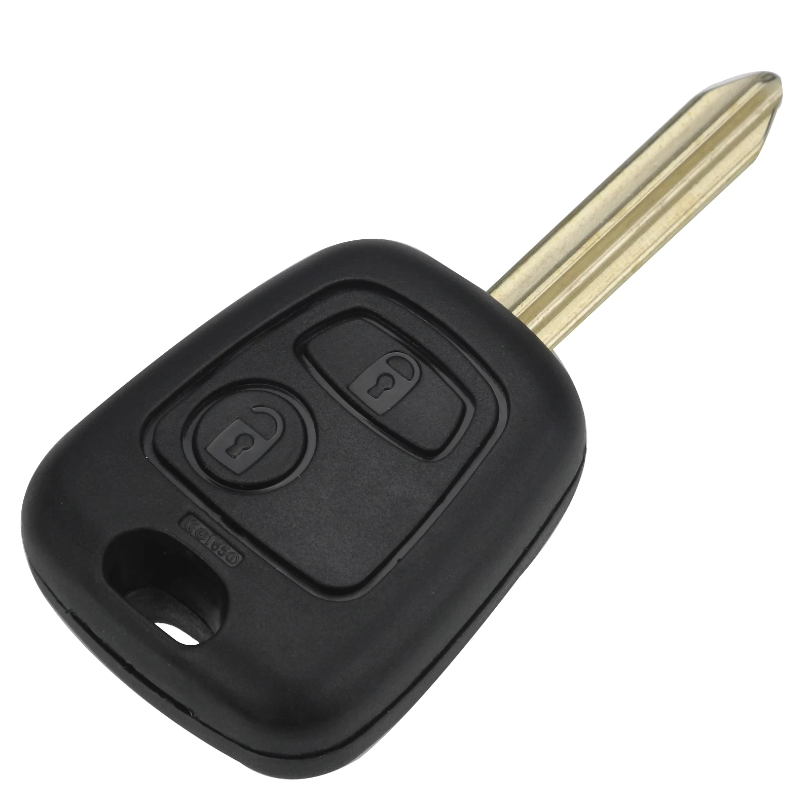 

Bilchave 2 Buttons Remote Car Key Case Shell Fob For Citroen Saxo Xsara Picasso Berlingo With SX9 Uncut Blade Replacement