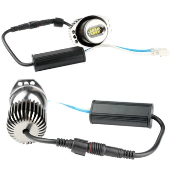 

2X 80W LED Angel Eyes Marker Lights Bulbs White 6000K for BMW- E90 E91 2009-2011