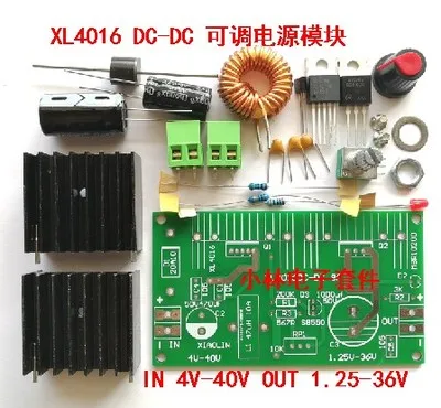 

XL4016E1 Buck Module Kit DC-DC High Power DC Buck Board 1.25-36V8A DIY Parts