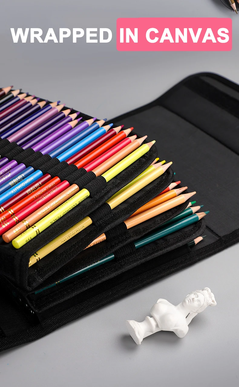 Canetas Coloridas lavables de 12 Colores, lápices de Colores Profesionales  para dibujar y pintar, artículos de papelería de arte para niños, material  escolar - AliExpress