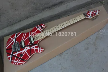 

Free Shipping Cheap New Top Quality Musical instruments EVH Wolfgang Electric Guitar Red evh guitar with tremolo 140501
