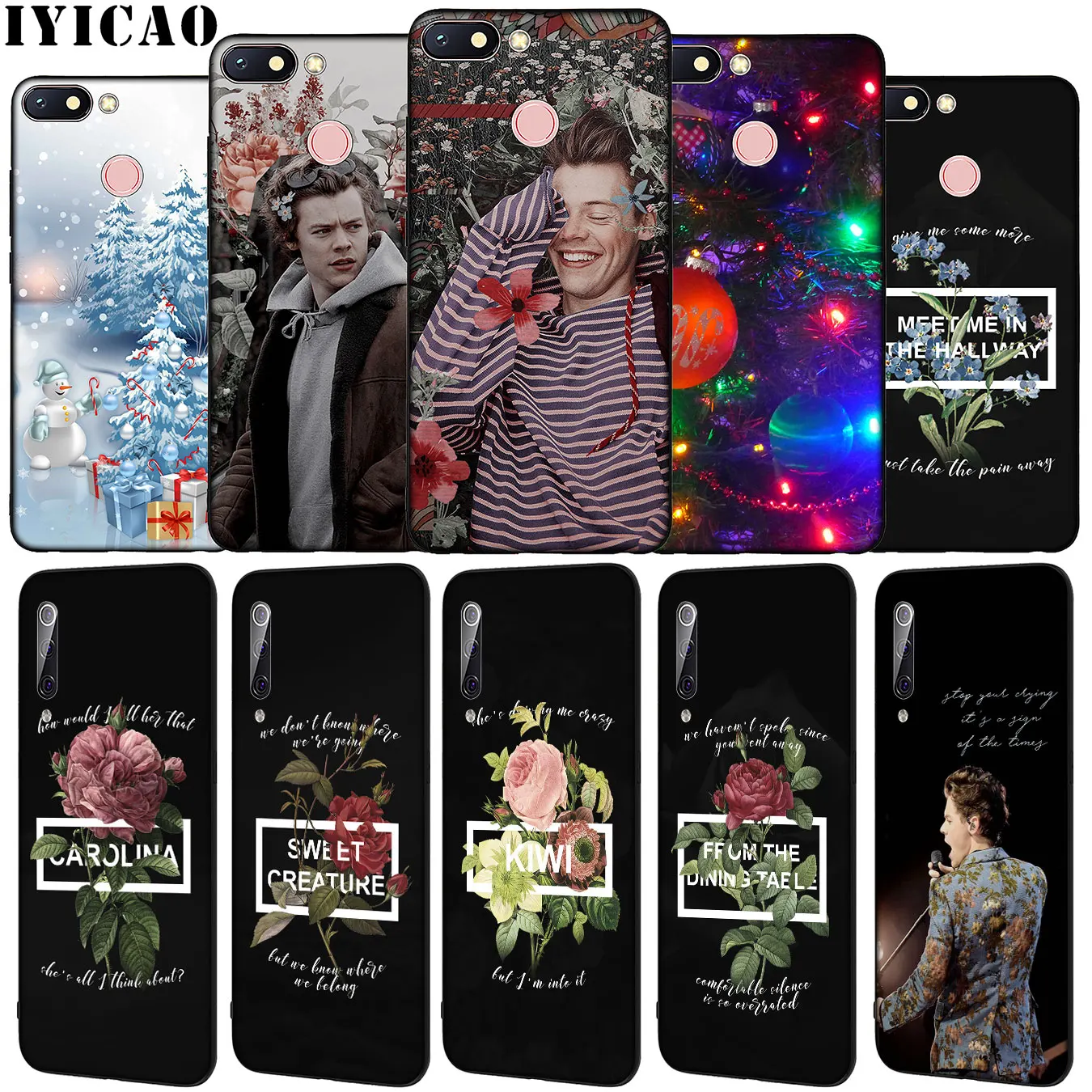 

IYICAO Harry Styles One Direction 1D Soft Silicone Phone Case for Xiaomi Redmi 8A 7A 6A 5A K20 S2 4A 4X Note 8 7 6 Pro 5 Plus