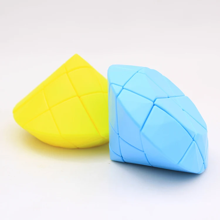 Yongjun YJ Диаманд странная форма кубик желтый синий Диаманд скоростная головоломка игрушки для детей Рождественский подарок для детей обучающие игрушки