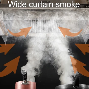 

Hood Anti-smoke Cover Smoke Shield of Oil Fume Hood Absorbs Smoke Oil PVC Transparent HKS99