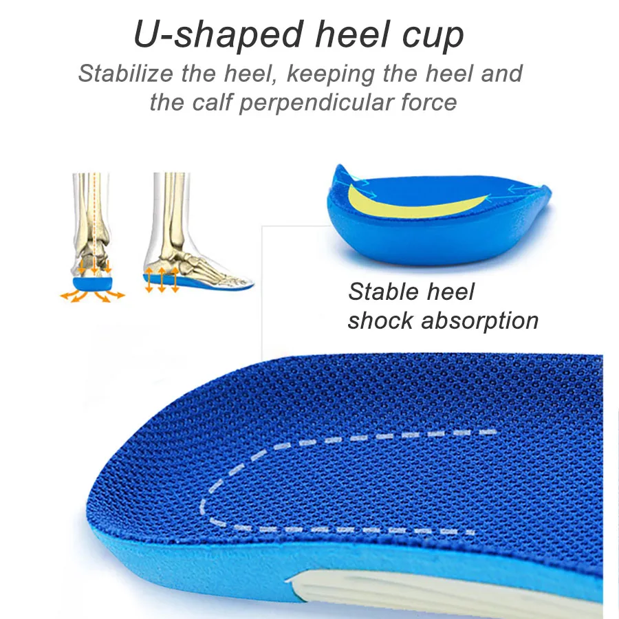 Силиконовые Стельки ортопедические для ног многофункциональные гелевые спортивные стельки для обуви ортопедическая подошва для обуви унисекс