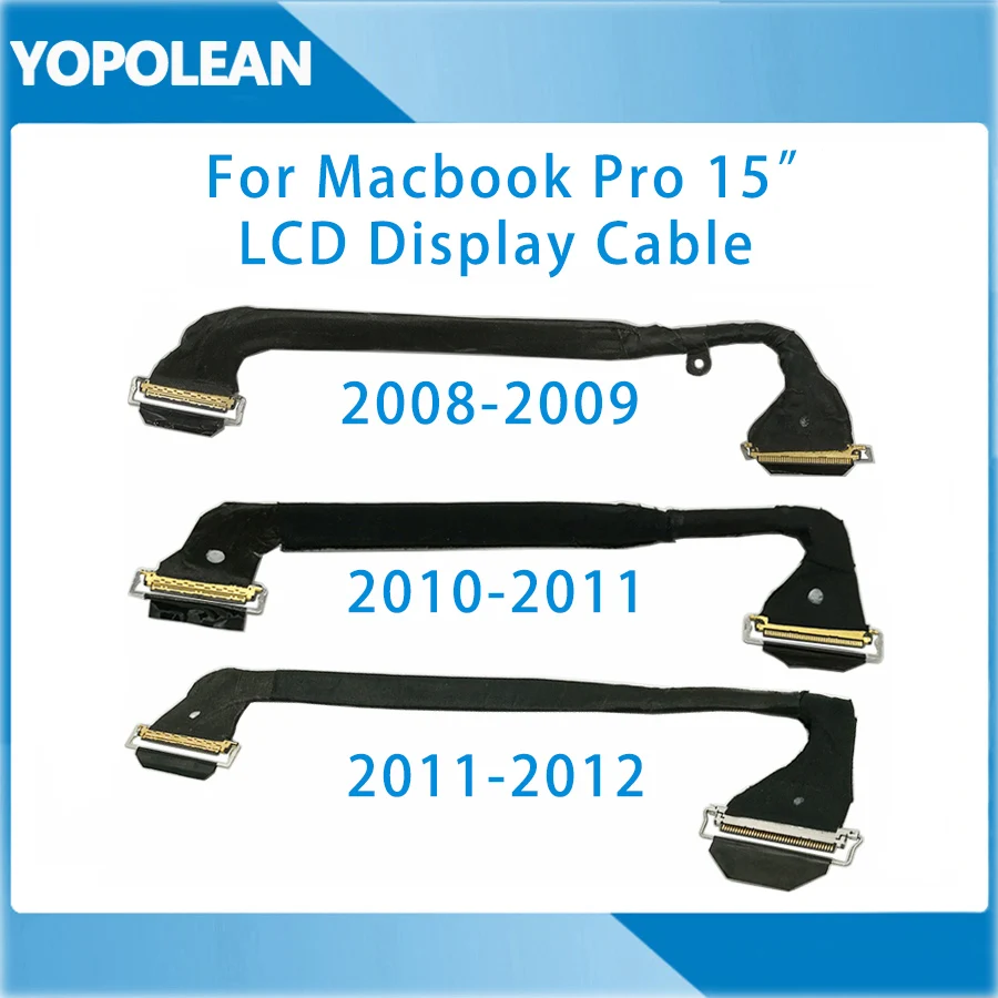 Оригинальный ЖК светодиодный кабель LVDS ДЛЯ Macbook Pro 15 дюймов A1286 2008 2009 2010 2011 2012