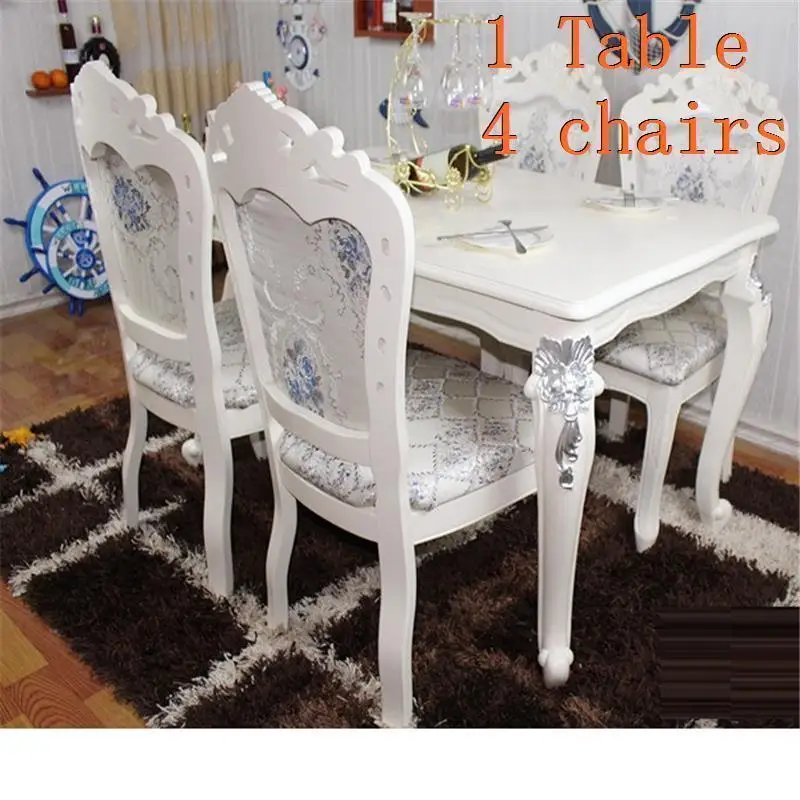 Number 4 Meja Makan Pliante Eet Tafel Tavolo Esstisch Tisch Набор для столовой европейский стол для обеденного стола - Цвет: Number 4