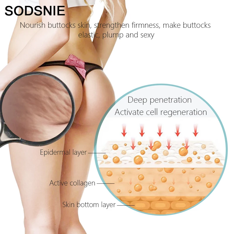 Butt Enhancement Cream Firming Lifting Remove Cellulite Body Care Fast Growth Busty Amino Acid Collagen Serum Sexy Curvy 40g 6