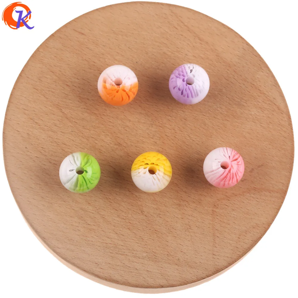 

Cordial Design 12MM-18MM Resin Beads/Jewelry Accessories/Double Color Beads/Marble Effect/Round Bead/Hand Made/DIY Beads Making