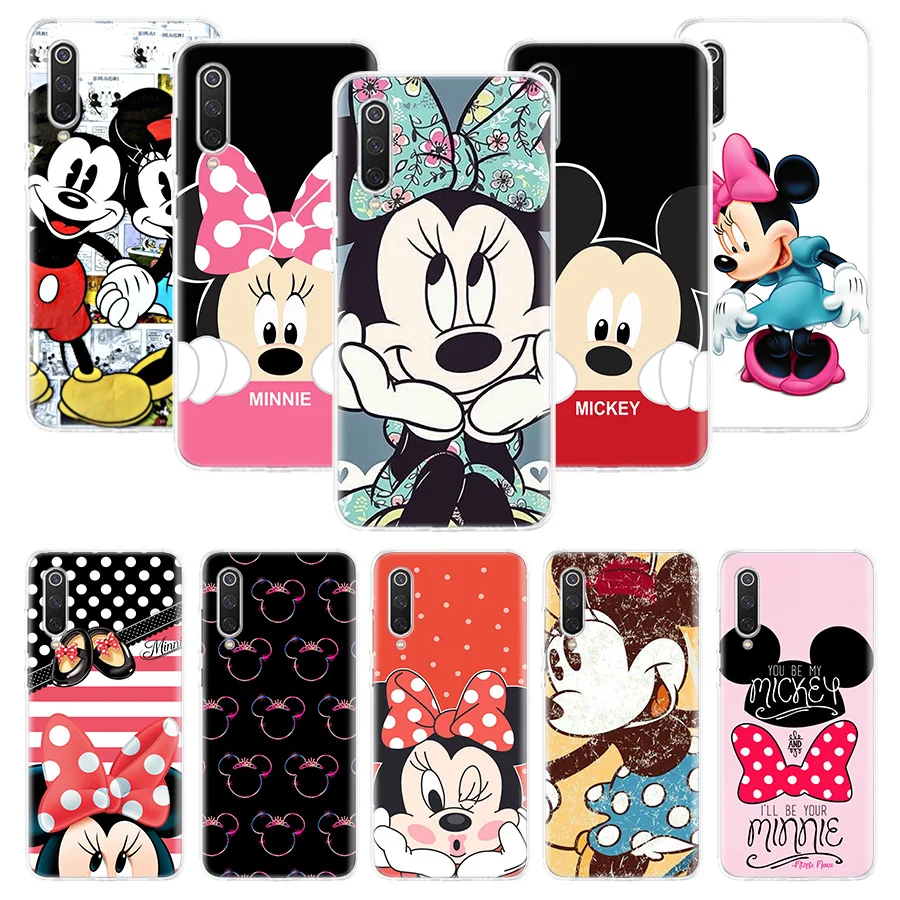 Minnie Mouse Girls Cute Case For Xiaomi Redmi Note 9S 8T 8 7 5 8A 8 7A 7 6A 10 K30 S2 Pro MI 10 8 9 Lite CC9 F1 Phone Coque Cove