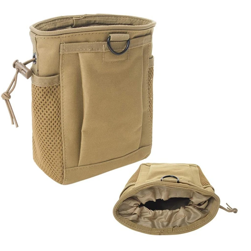 

Hunting Molle Pouch Bag Rifle Magazine Dump Drop Pouch Ammo Recycle Waist Pack Multifunctional Military Hiking Camping Bag