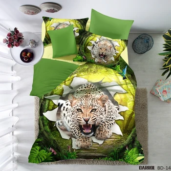 

Lai Yin Sun HOT SALE 3D Duvet cover sets include duvet cover Pillow cases 3D Animal Tiger Bedding set Twin Queen 2OR 3PCS