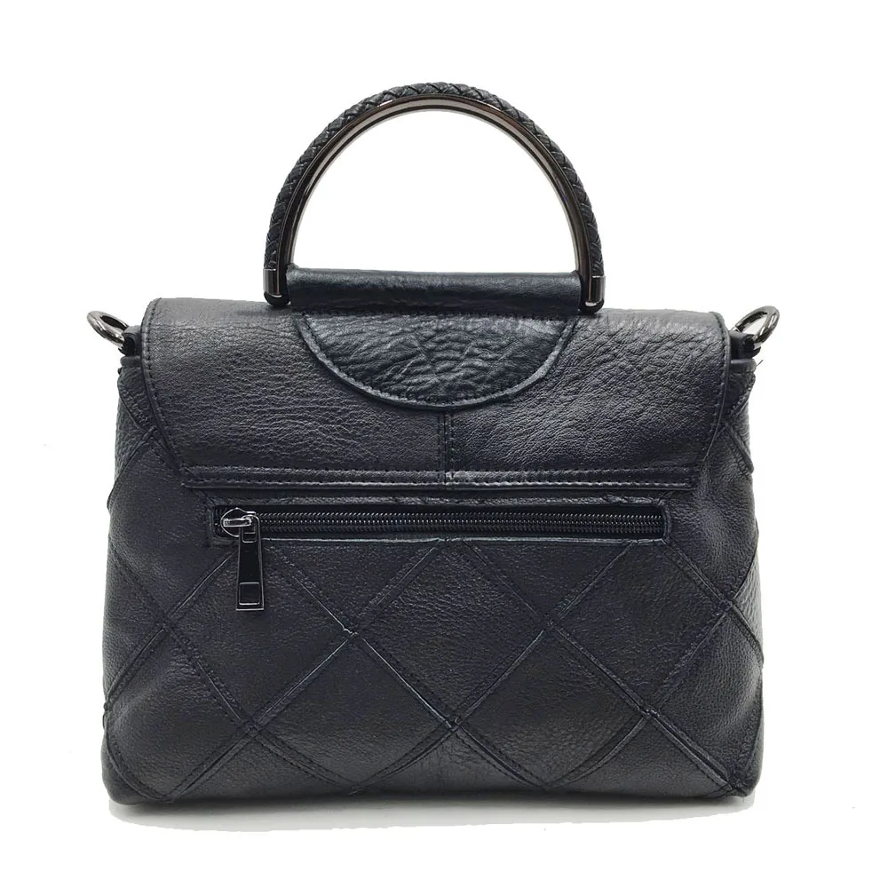 

2019 Spring And Summer New Style Korean-style Leather Handbag Shoulder Oblique Bag Square Sling Bag Leather Bag