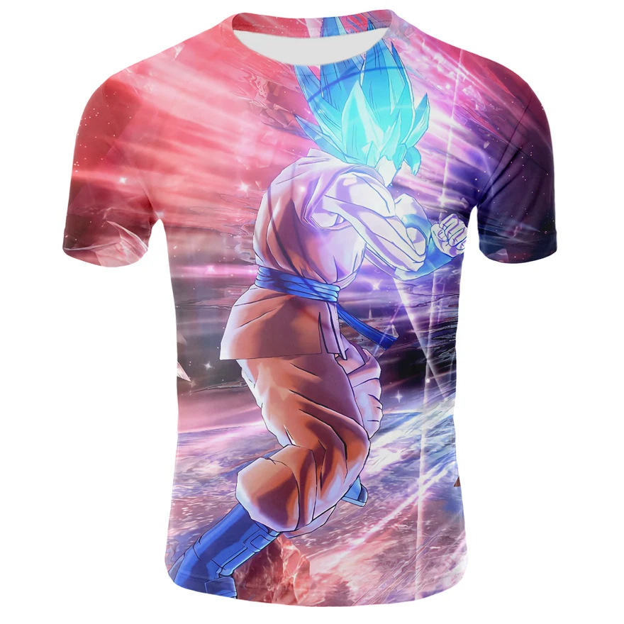 Dragon Ball 3D мужская компрессионная рубашка Z Goku косплей костюм футболка классная