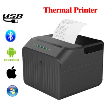 

58mm thermal label sticker barcode receipt printer Pos machine bill tickect printers with USB bluetooth use for android iSO