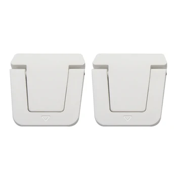 

1pair Portable Foldable ABS Invisible Design Ergonomic Office Laptop Stand Home Reading Self Adhesive Non Slip Cooling Holder