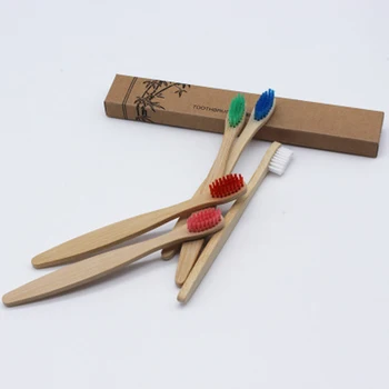 

Children's bamboo toothbrush bamboo toothbrush children's hotel bamboo toothbrush environmental protection original ecological b