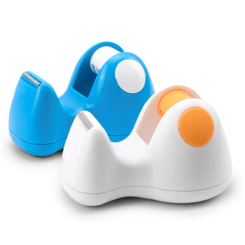 

Office Stationery Adhesive Tape Dispenser Plastic Fixed Tape Seat Learning Small Desk Creative Fashion Masking Holder Organizer