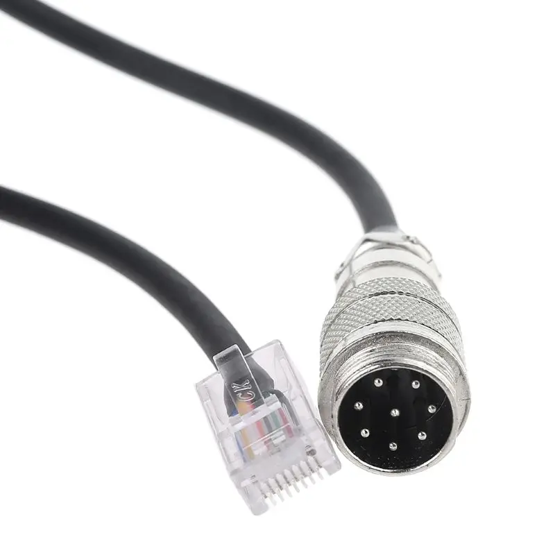 Переходник с 8 Pin на RJ 45 модульный разъем микрофонный кабель адаптер forYaesu микрофон