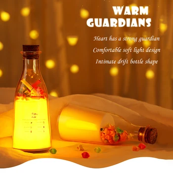 

Modern Milk Bottle Lamp Night Light USB DIY Message LED Milk Bottle Light Sleep Party Gifts For Bedroom Living Room Decoration