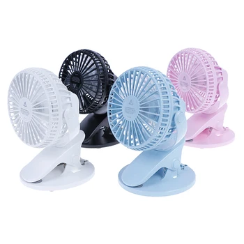 

Mini USB Fan 360 degree Rotation Clip Fan USB Rechargeable Desk Cooling Fan For Home Office