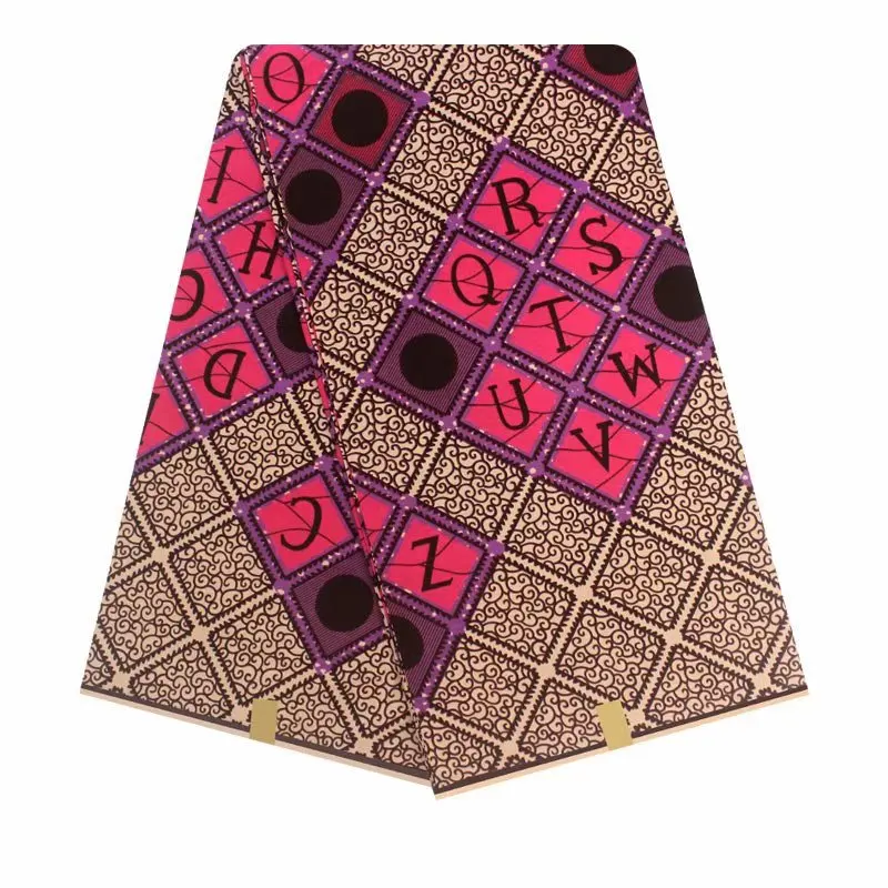 Анкара Африканский воск печати настоящий воск с фабрики хлопок 6 ярдов для платья вечерние Diy Швейные материалы 092317