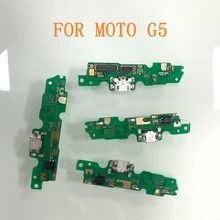 10 шт. микрофон USB зарядное устройство гибкий зарядный порт Гнездо платы док-станция для Moto G5 XT1671 XT1672 XT1676 XT1677