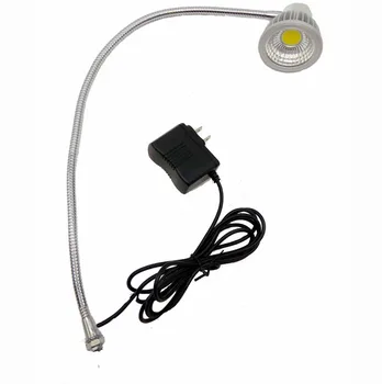 

110V 220V 5W WITH OUTLET FLEXIBLE ARM WORK LIGHT LED