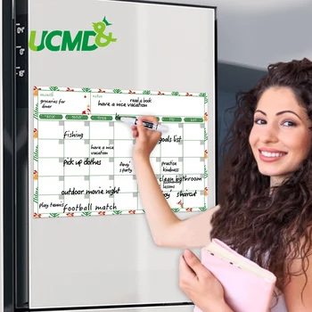 

Magnetic Whiteboard Christmas Advent Calendar Erasable Weekly Monthly Planner New year Home Decoration Schedule Fridge Sticker