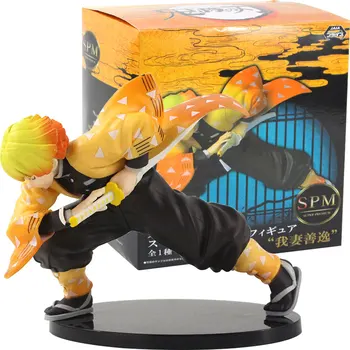 

Demon Slayer Kimetsu No Yaiba Agatsuma Zenitsu Anime Figure Demon Slayer PVC Action Figure Toys