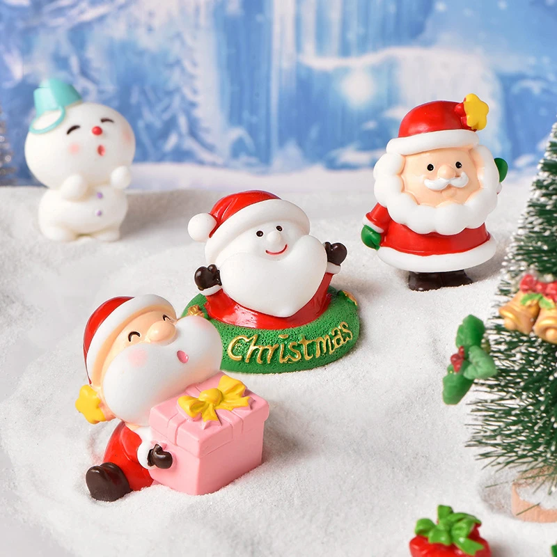 Christmas Decoration Christmas ornaments Santa Claus ornaments Snowman figurines resin ornaments holiday decorations