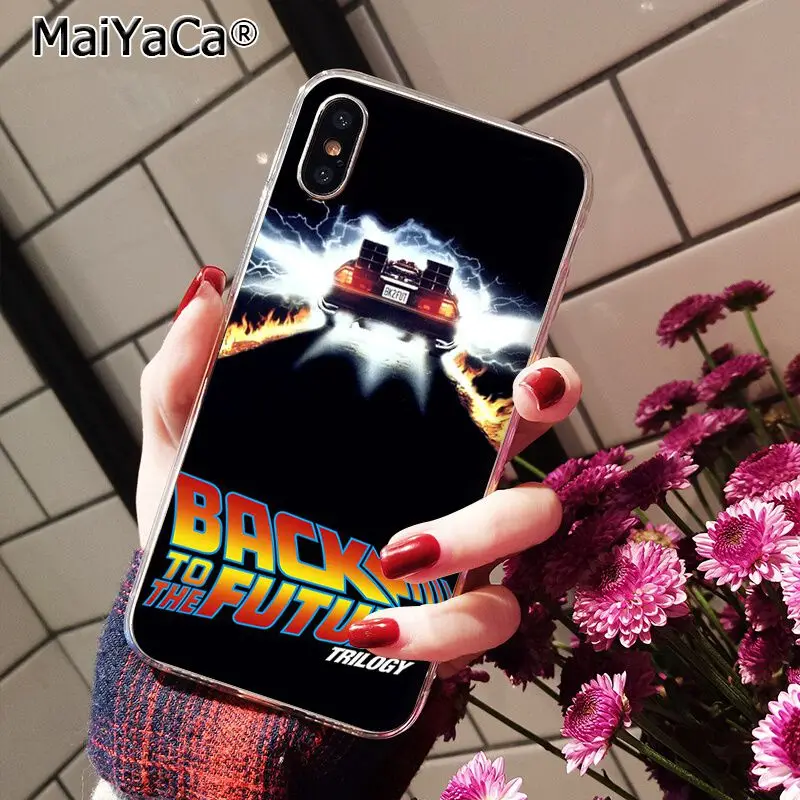 A12 MaiYaCa Назад в будущее делореан машина времени чехол для телефона для iphone 11 Pro 11Pro MAX 8 7 6 6S Plus X XS MAX 5 5S SE XR - Цвет: A12