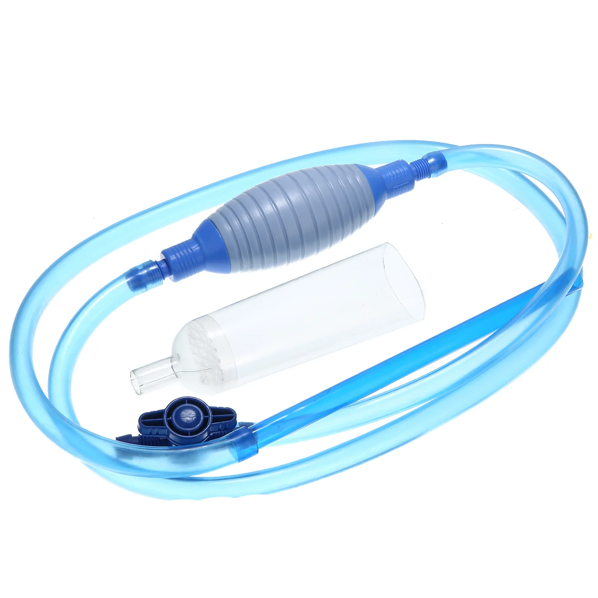 

Plastic Aquarium Cleaner Tool Siphon Gravel Suction Pipe Filter for Fish Tank Vacuum Water Change Pump Tool