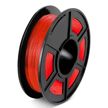 

3D Printer Filament TPU 0.5kg Flexible Non-toxic Printing Material 165m/Roll 1.75mm Tolerance +/-0.02mm No Bubble Red Color