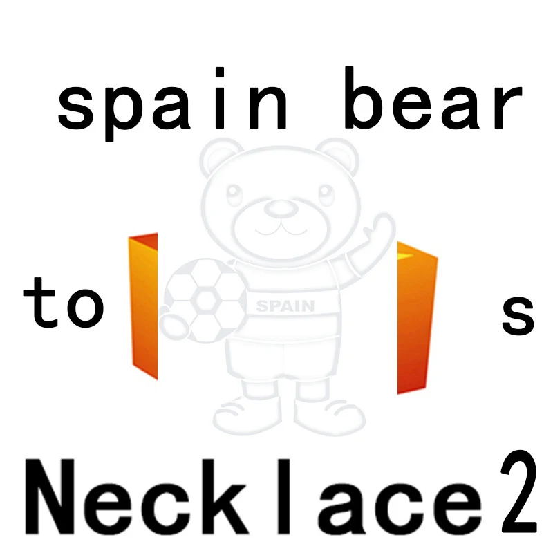

NECKLACE2 NEW Store Event Exit Spree To Send Gifts Randomly 925 Sterling Silver Spain Bear Jewelry Contact Me To The Catalog Buy