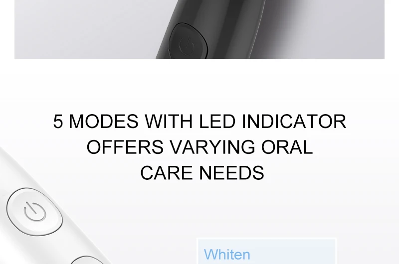 Seago Высококачественная звуковая электрическая зубная щетка для взрослых 5 режимов USB зарядное устройство перезаряжаемые зубные щетки SG575