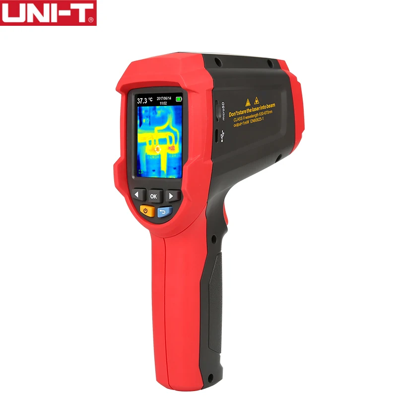 

UNI-T UTi80 Thermal Imager Imaging Camera Infrared Thermometer -30 - 400℃ 4800 Pixels High Resolution Display Temperature Meter