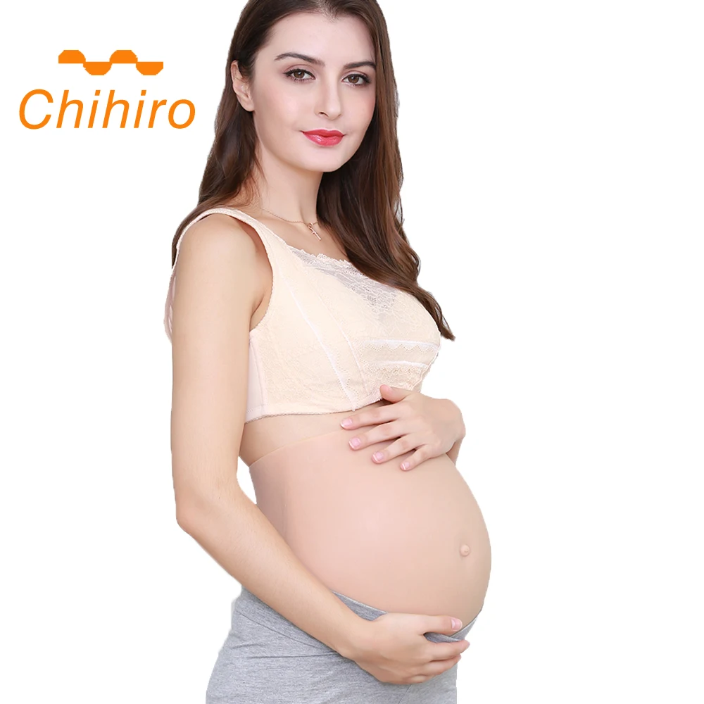Soft Artificial Women Baby Tummy Silicone Belly Fake Pregnancy Pregnant Bump NEW 