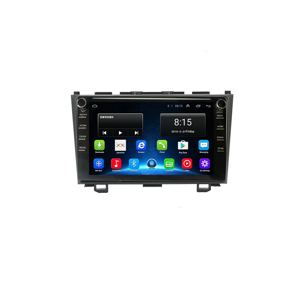 9,1 дюймовый кнопочный экран Android 9,1 автомобильный Радио gps навигатор для Honda CRV 2007-2011 мультимедийный плеер головное устройство 2+ 32G