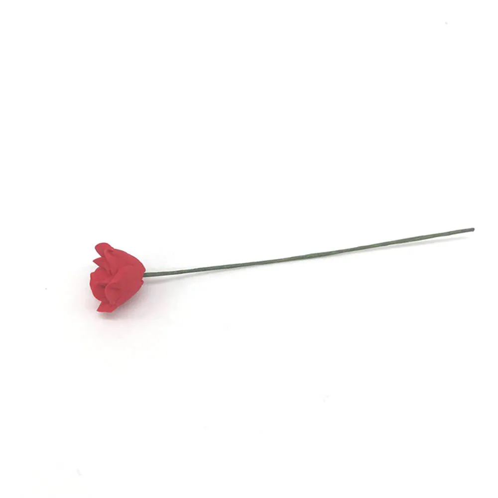 10Pcs 1/12 Dollhouse Miniature Red Rose Mini Flower Arrangement Toy for ob11 bjd Blythe Doll House accessories Decoration 4