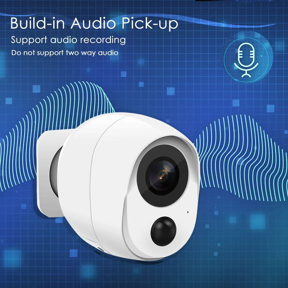 IP камера с разрешением 1080p 2mp беспроводная охранная поддержка карты SD WiFi