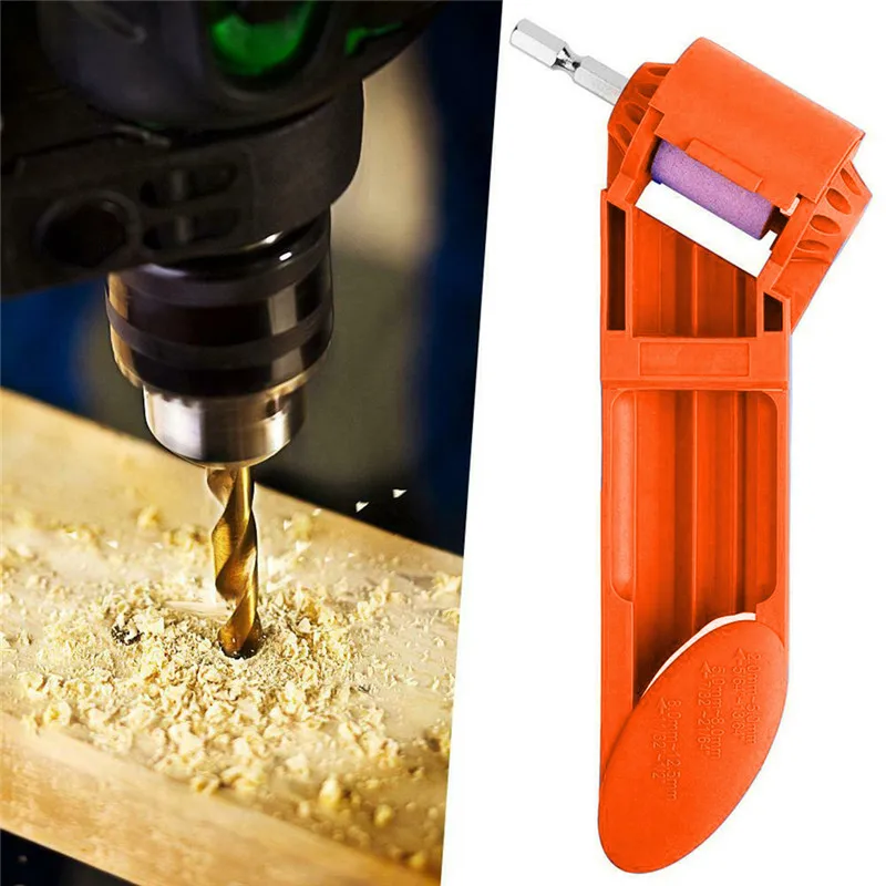 Hot XD-Portable Drill Bit Sharpener Corundum Grinding Wheel Powered Tool Drill Bit Sharpener Drill Bit Powered Tool Parts